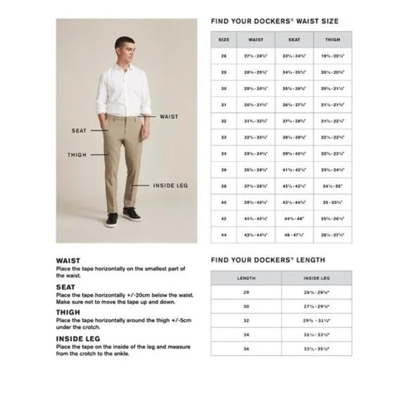 Dockers Men's Signature Comfort Waistband Pants Size 36W x 32L Harvest Gold - Picture 12 of 12